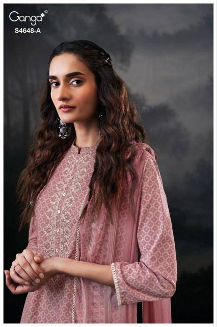 Ganga dvira 4648 Surat dress material online